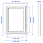 5X7 - The Edge Frame Gold - Image 3