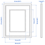 10X8 - The Edge Frame Gold - Image 4