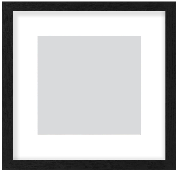 10X10 Black Edge Frame