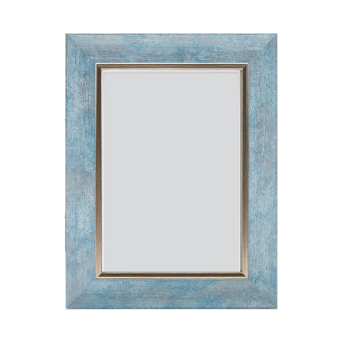 5X7- Rustic Retro Blue